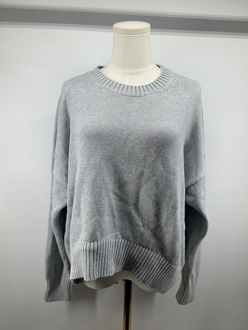 100% Organic Cotton Boyfriend Crew Sweater